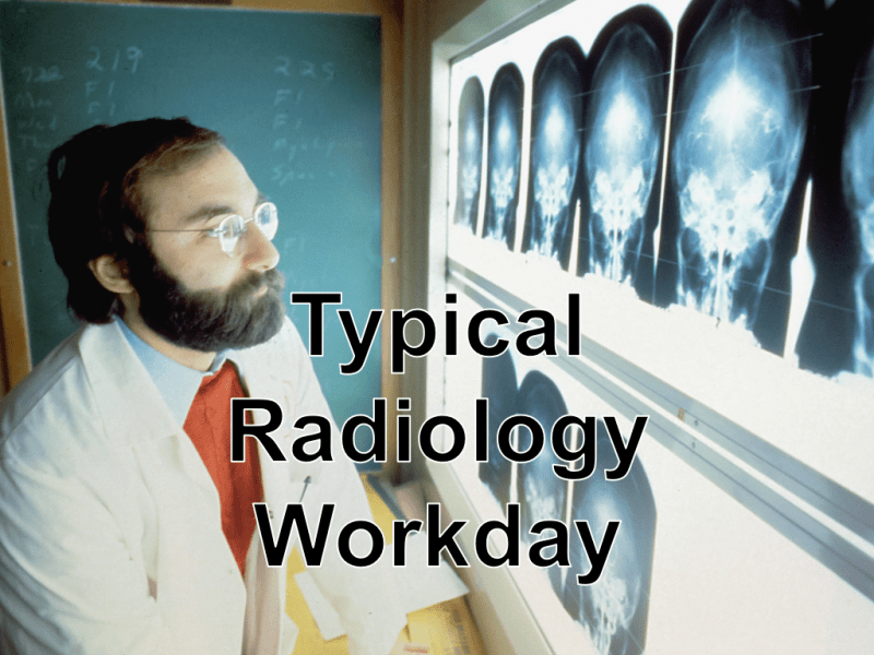 A Typical Workday in the Life of a Radiologist